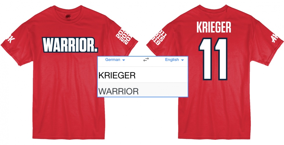 Ali Krieger Warrior Jersey T-Shirt Now Available